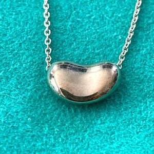 Tiffany & Co. Elsa Peretti Bean Design Pendant Sterling Silver